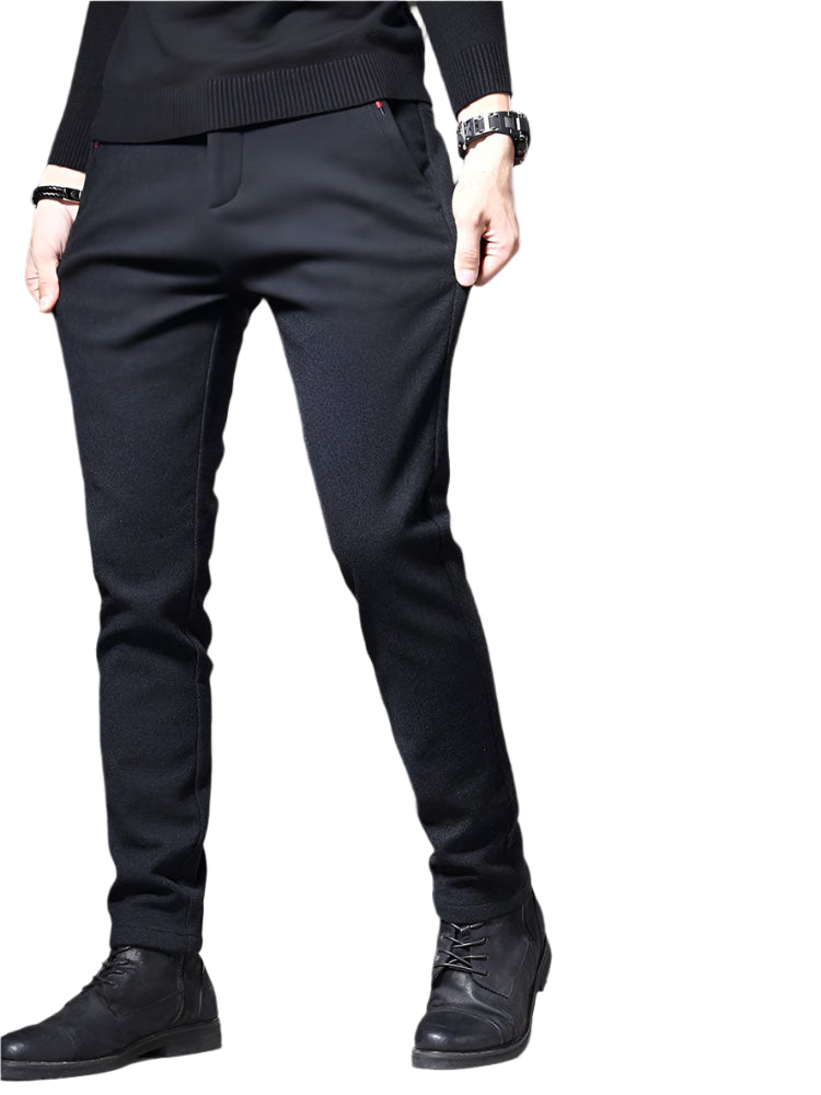 Slim Fit Cotton Trousers