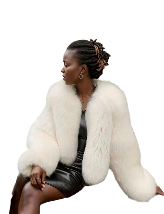 Elegant Faux Fur Jacket