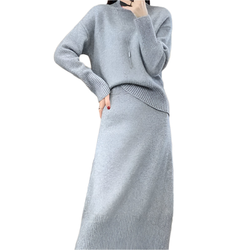 Chic Knit Sweater Dress Set