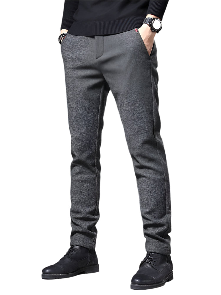 Slim Fit Cotton Trousers