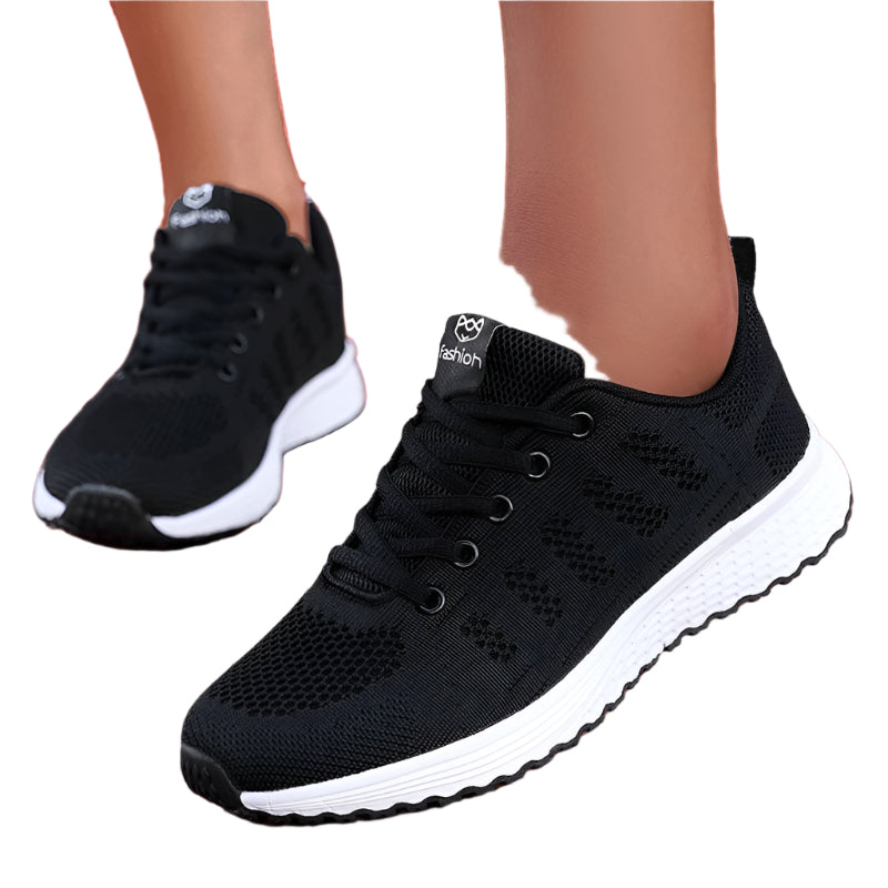 Breathable Mesh Platform Sneakers