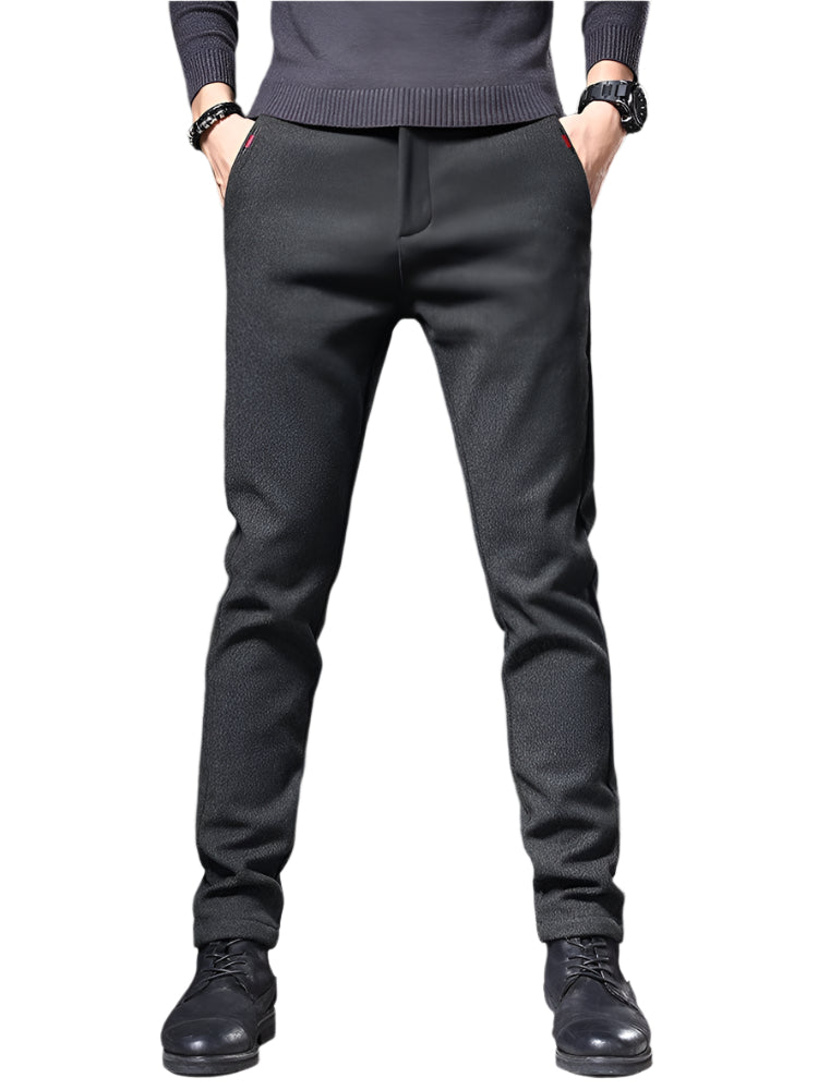 Slim Fit Cotton Trousers