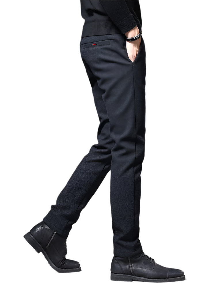 Slim Fit Cotton Trousers