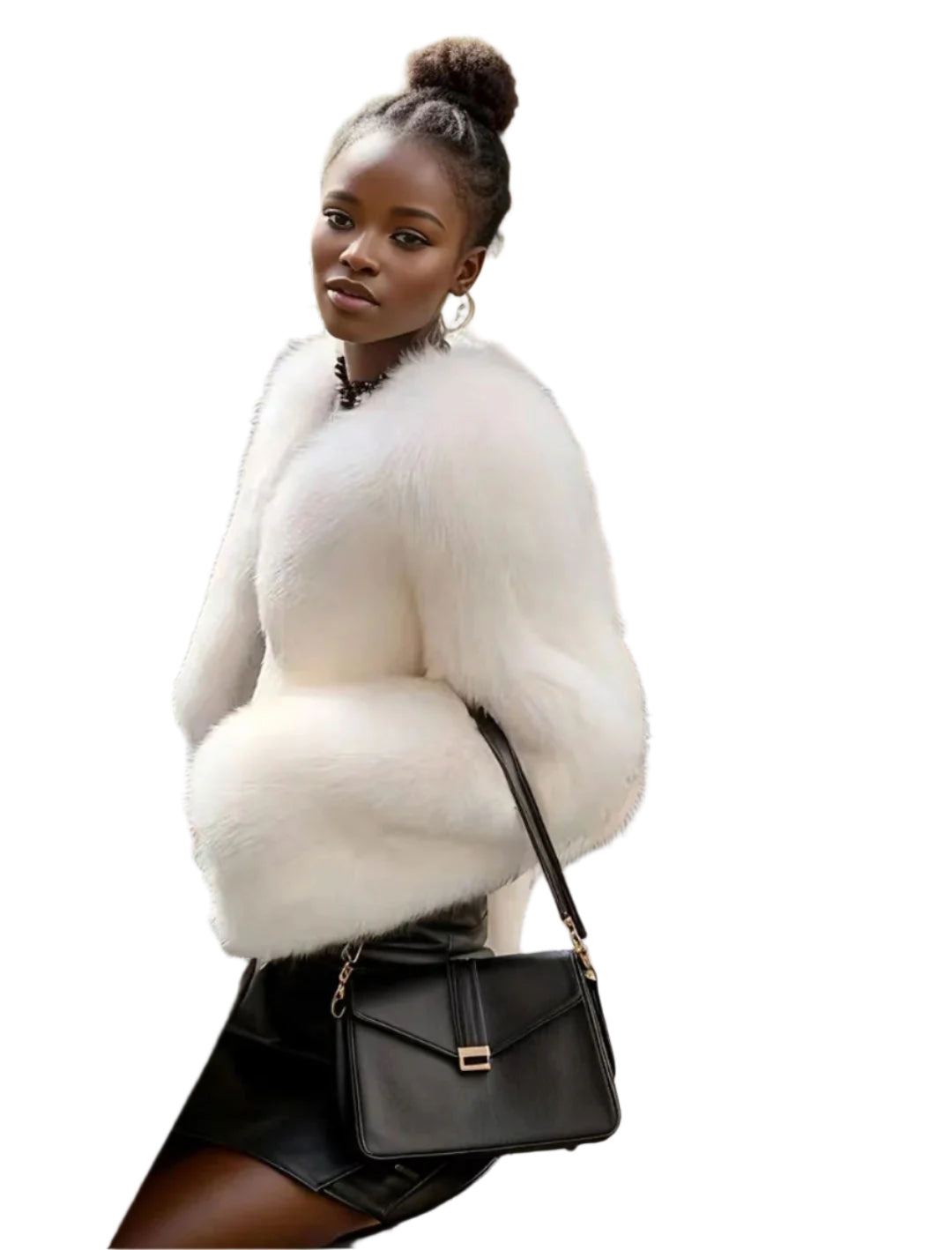 Elegant Faux Fur Jacket