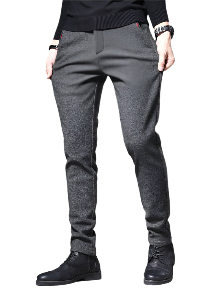 Slim Fit Cotton Trousers