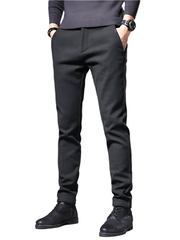 Slim Fit Cotton Trousers